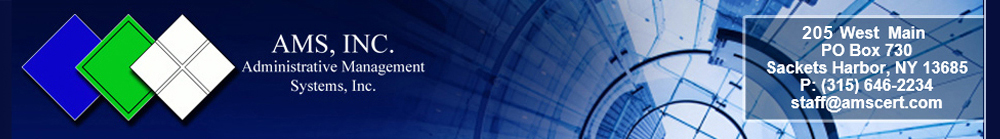 AMS, Inc. Administrative Management Systems, Inc. AMS, Inc. Administrative Management Systems, Inc.